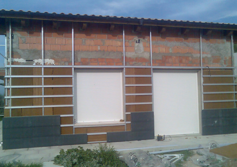 Trabajos realizados de fachadas ventiladas en Zaragoza